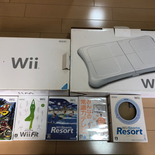Wii、Wii Fit、Wiiモーションプラス、他ソフト4種