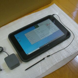 ⒶHP製 実測重量884g Webカメラ前背面内蔵 HDMI出力あり Windows 10 Pro / Office 2016 Professional インストール済（ライセンス認証済） 10.1インチ タブレットPCⒶ ⒶHP製 実測重量884g Webカメラ前背面内蔵 HDMI出力あり Windows 10