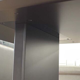 (Y)北大前! 札幌 引取 arflex/アルフレックス AFFOGATO/アフォガート 大型ダイニングテーブル ダークウォールナット AFG-215MBB（DWN） 現行品