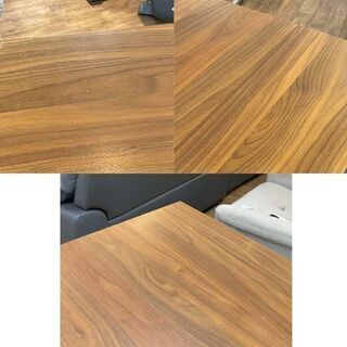 (Y)北大前! 札幌 引取 arflex/アルフレックス AFFOGATO/アフォガート 大型ダイニングテーブル ダークウォールナット AFG-215MBB（DWN） 現行品