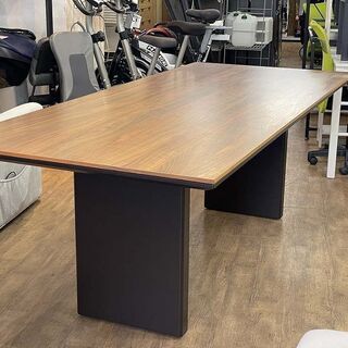 (Y)北大前! 札幌 引取 arflex/アルフレックス AFFOGATO/アフォガート 大型ダイニングテーブル ダークウォールナット AFG-215MBB（DWN） 現行品