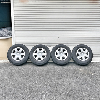 (値下げしました！)ハイエース　純正ホイール　タイヤ　セット 値下げ‼︎】ハイエース純正タイヤホイール4本セット