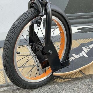 (Y)北大前! 札幌 引取 Sbyke/スバイク キックスケーター P-16 BMXボード 16インチ 子供用 スクータースケートボード キックボード
