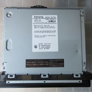 トヨタ純正SDナビ 7インチワイド型フルセグ・Bluetooth・DVD/CD ②