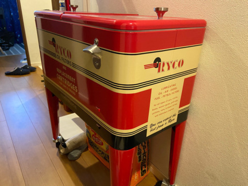 アメリカンスタイル　クーラーボックスカート