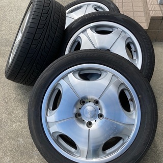 中古ホイル AZECT 17インチ  5穴　 17×7JJ　 オ...