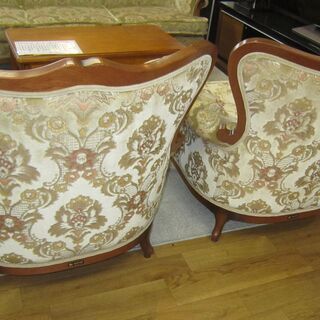 R068 高級 MARUNI マルニ木工 マキシマムシリーズ アンティークソファ 3点セット 良品