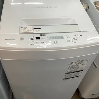 TOSHIBA 洗濯機 AWｰ45M7 4.5kg 2018年製 - 生活家電