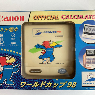 CANON CC-70 フランスワールドカップ 記念時計 電卓