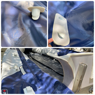 PlusGain ボート、船外機2馬力、空気入れ、タイヤ等