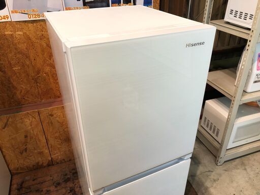 動作保証60日間あり】Hisense 2019年 HR-G13B 134L 2ドア冷凍冷蔵庫 