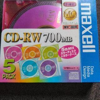 maxell　CD-RW 700MB 5パック