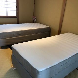 【美品】IKEA シングルベッド　2台
