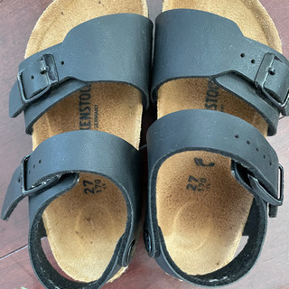 【ネット決済】Birkenstockのサンダル(黒)(17cm)