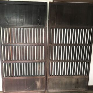 静岡県 帯戸 板戸 無双窓 大正アンティーク建具 古民家 大正レトロ 