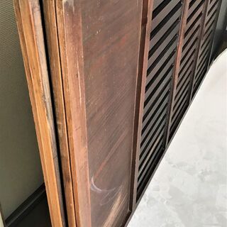 静岡県 帯戸 板戸 無双窓 大正アンティーク建具 古民家 大正