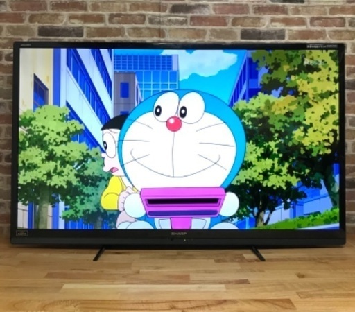 即日受渡❣️極薄型.省エネAQUOS60型液晶テレビ37500円