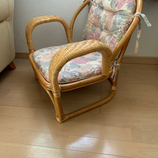 【ネット決済】籐　座椅子