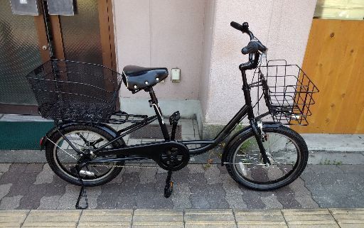 BRIDGESTONE JOSIS★Wgn[ジョシス ワゴン]前20吋/後18吋 小径自転車 内装3段/点灯虫/ブラック