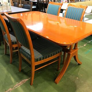 【愛品館八千代店】IDC大塚家具　森繁　モリシゲ　ダイニング5点セット　N－スペンサー【愛八DN】