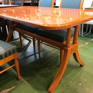 【愛品館八千代店】IDC大塚家具　森繁　モリシゲ　ダイニング5点セット　N－スペンサー【愛八DN】