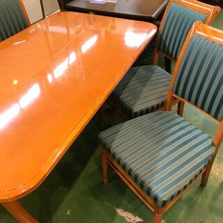 【愛品館八千代店】IDC大塚家具　森繁　モリシゲ　ダイニング5点セット　N－スペンサー【愛八DN】