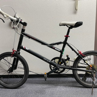 ミニベロ　自転車　年季入ってます