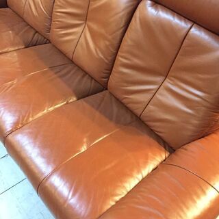 JF01813/レザーワールド/3pソファ