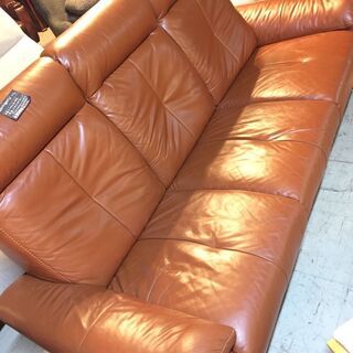 JF01813/レザーワールド/3pソファ