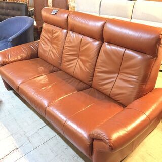 JF01813/レザーワールド/3pソファ