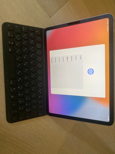 iPad  と　キーボードつき　初期化済み