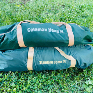 売り切れました?コールマン coleman 4-6人用テント＋タープセット 