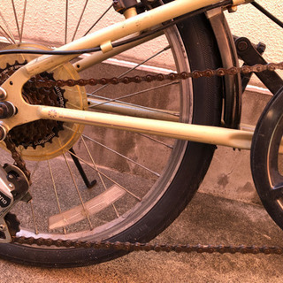 折りたたみ自転車 DAHON SUV D6 ベージュ 折り畳みミニベロ