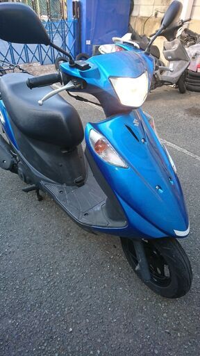 整備付きアドレスv125青 バイク通勤 通勤快速アドレス V125G 原付