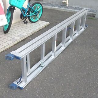 プッシュアップ二連はしご 梯子 2SWA-40A 最大約4m ☆ PayPay(ペイペイ)決済可能 ☆ 札幌市 北区 屯田
