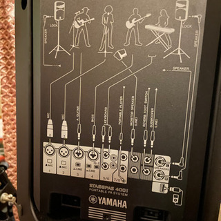 ヤマハ stagepas 400i 配線、マイク、スタンド付 【公式通販】