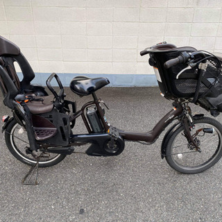 3人乗り対応電動自転車　ヤマハパスKISS 子供乗せシート付き　お買い得品 こども乗せ電動自転車3人乗り☆YAMAHA PAS Kiss☆