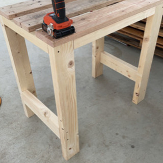 ウッドテーブル　木　DIY パレット　リノベーション