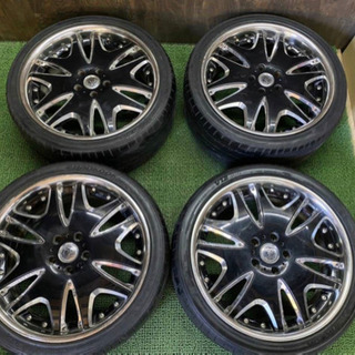 No.333 クラブリネア 19×8J +40 5H -114.3 日本製 245/35ZR19 4本セット 日本製 プリウスα等に