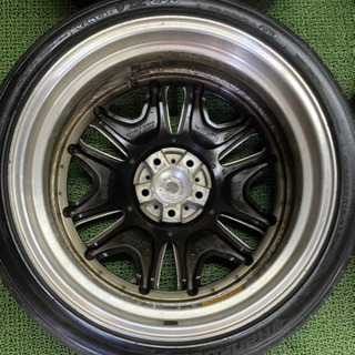 No.333 クラブリネア 19×8J +40 5H -114.3 日本製 245/35ZR19 4本セット 日本製 プリウスα等に