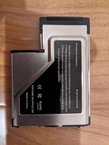ExpressCard/54 エクスプレスカード用 USB 3.0 + Bluetooth 2.0 Comboアダプタ (noah)  品川のPCパーツの中古あげます・譲ります｜ジモティーで不用品の処分