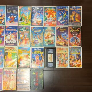 ディズニー ジブリ など VHS 25本