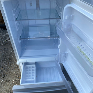 2ドア冷蔵庫　SHARP 2018年製　＊えくぼあり