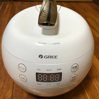 GREE  マイコン式炊飯器  SZGSM-4G  2019年製