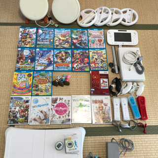 【ネット決済】【値下げ】WiiU 各種コントローラ　ソフト19本セット