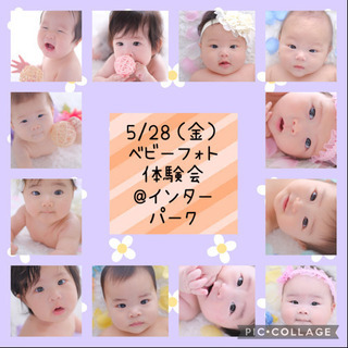 5/28(金) 赤ちゃん集まれー！ベビーフォト体験会（インターパ...