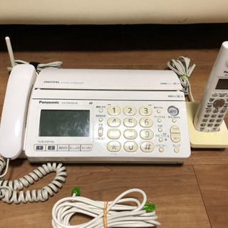 【ネット決済】パナソニック 電話機KX-PW320-W 子機一台付き