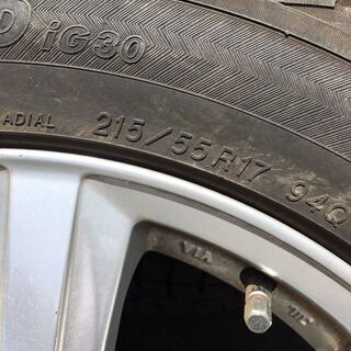 215/55R17 スタッドレス タイヤ アルミ付き ICEguard アイスガード スタッドレスタイヤ クラウン その他