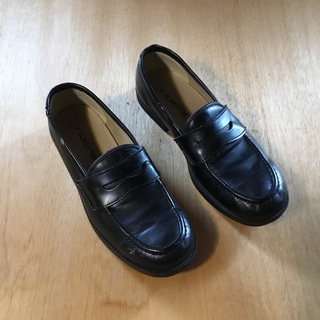 式 黒靴 サイズ 22、0   古いけど磨けば。