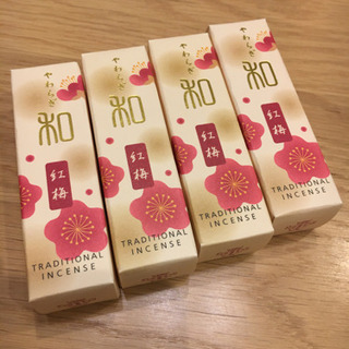 【新品】薫玉堂　和　四季　紅梅の香り　20本入り　✖️ 4